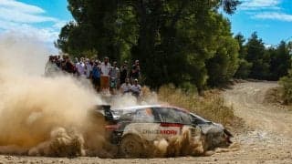 WRCギリシャ：競技2日目、トヨタのカッレ・ロバンペラが僅差で首位