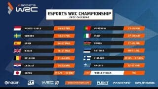 『WRC10 FIA世界ラリー選手権』のeSportsイベント「eSports WRCチャンピオンシップ2022」が本日から開催
