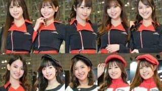 東京オートサロン2022を彩るコンパニオンたち（１）。２年ぶりのリアル開催に12万人が熱狂した