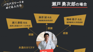 パリパラリンピックで２大会連続のメダル獲得を目指す！ 瀬戸勇次郎を導いてくれた人たち