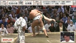 巨漢だから許される豪快技 北青鵬が強引にねじ投げ伏せる“上手潰し”に館内大賑わい