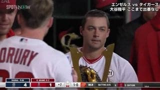 大谷翔平の同期フレッチャー、メジャー昇格日に今季2号！「おかえりー！」「おめでとう！」レフトポール直撃弾の復帰アピールでファンも大歓喜