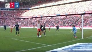 「1億ユーロは間違いない買い物だった」死角から\"忍者ムーブ\"→超絶テクニックでゴール　“無双状態”ドイツ王者の新エース・ケインがハットトリックを達成する瞬間