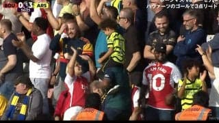 スタジアムに響き渡る大合唱！ドイツ代表MFを応援する“無限ハヴァーツ”が生まれた瞬間 アーセナル、3点先行の試合でアウェイをホームに変える「もはやお祭り」