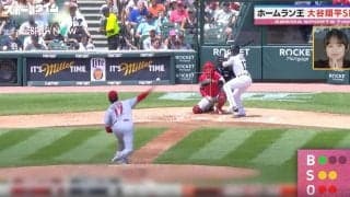 放送事故レベル！もはや意味不明… 煽ってるの？ 大谷翔平が三振を奪う→「スワッテクダサイ！」ヤバすぎる“MLBの名実況シーン”