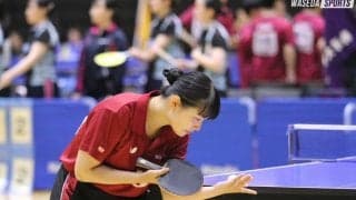 【連載】『令和５年度卒業記念特集』第18回　里川奈優／女子卓球