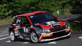 全日本ラリー丹後：初日、奴田原との接戦を制した新井大輝がトップを快走