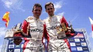 フォーラムエイト、WRCサルディニアの「FORUM8 WRC2 Most Stage Wins Award」はヨアン・ロッセル／ベンジャミン・ブルー組が受賞
