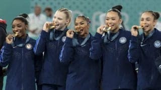 “チーム名”は「ゴールデンガールズ」米国代表バイルズが発表　元体操金メダリストも「パーフェクトな名前だ」【パリ五輪】