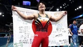 初出場の岡慎之助、金メダルにも「演技自体はよくなかった」と満足せず　6位の橋本大輝「ロスに向かって一緒に」【パリ五輪】