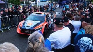 WRCフィンランド：初日のスーパーSSを終えてヒョンデのティエリー・ヌービルがトップ、勝田貴元は1.1秒差の2番手