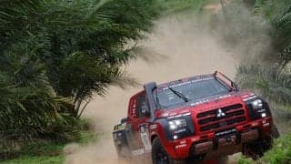 AXCR2024：チーム三菱ラリーアートのチャヤポン・ヨーターが3番手発進