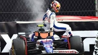 ペレスの”解雇説”再燃でチャンス到来も…角田裕毅はクラッシュで逆風　ローソン昇格が有力か