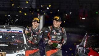 シュコダ・モータースポーツがWRCジャパンでの新井大輝の活躍を報告