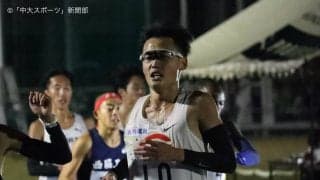 4年生の意地でチームを後押し、中野「4年生としてなにか残せたら」ー第314回日本体育大学長距離記録会