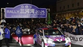 全日本ラリー三河湾：開催2年目も蒲郡駅前でセレモニアルスタート