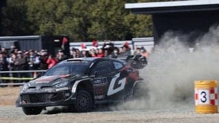 全日本三河湾：勝田貴元とモリゾウが豪快なデモランを披露