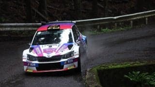 全日本ラリー飛鳥：シュコダ・ファビアR5の新井大輝／立久井大輝が今季初勝利