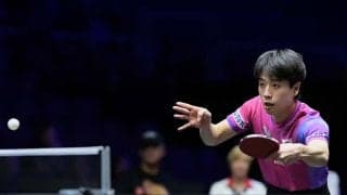 篠塚大登、日韓対決敗戦に「1、2球の差がまだまだ足りない」　21歳サウスポーは新天地・ドイツでの進化を誓う【WTTチャンピオンズ横浜】