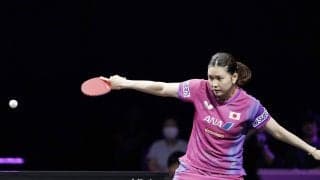 橋本帆乃香 世界1位の孫穎莎から先制するも逆転負け 対外国人連勝は41でストップ【卓球 WTTT横浜】