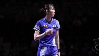 8強終戦の早田ひなが語った左腕の現状「テーピングに関しては……」　中国の世界3位に逆転負けは「自分の力不足」【WTTチャンピオンズ横浜】