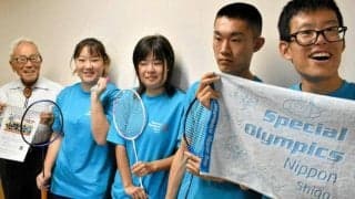 知的障害者のバドミントン競技会、彦根で10月に　参加費CFで募る