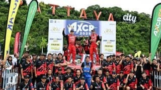 AXCR2025 レグ8：チーム三菱ラリーアートが悲願の王座奪還