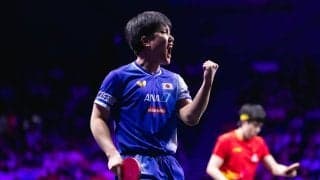 【卓球男子】国際大会Vの張本智和が3位復帰！松島輝空20位 篠塚大登25位 戸上隼輔26位＜最新世界ランク＞
