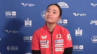 ベスト16進出の伊藤美誠 3回戦の相手は「小学生の時以来なのですごく楽しみ」【卓球 ヨーロッパスマッシュ】
