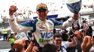 ルーキーで初表彰台のハジャー “リタイヤデビュー”からの偉業に伊メディアも歓喜　一方でレッドブル昇格は「有望な軌跡を狂わせかねない」