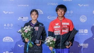 戸上＆橋本が中国選手を下して劇的V！ 女子ダブルスはカットペア橋本/佐藤が制す【卓球 WTTアルマトイ／結果まとめ】
