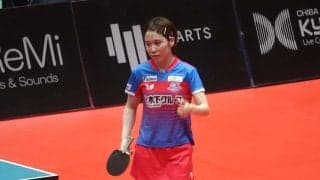 平野美宇、主将が述べた仲間たちへの信頼「私が4番手にいっても大丈夫」　言及した中国超級リーグでの経験【Tリーグ】