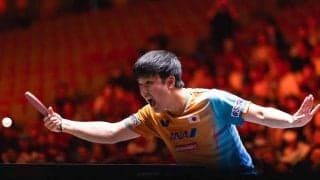 張本智和を衝撃撃破した世界113位は「決して諦めなかった」　予選突破の中国20歳が見せた下剋上に大会公式が賛辞【チャイナスマッシュ2025】
