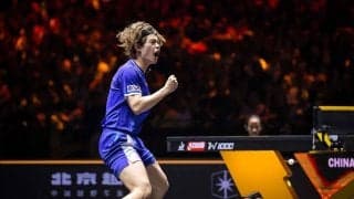 宇田幸矢、快進撃続くサウスポーのパリ五輪銀撃破に賛辞「無敵のウダが支配」　勝負を分けたポイントや次戦にも言及【チャイナスマッシュ2025】