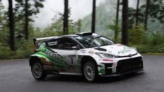 全日本ラリー久万高原：ヘイキ・コバライネンが新井大輝に2.2秒差をつけて初日トップ