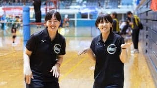 【バレー】群馬グリーンウイングスジュニアU15 丸山佳穂監督「選手だけでなく自分も緊張しました」、松尾奈津子コーチ「将来を見た育成を」