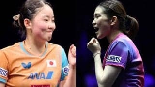 張本美和が語った橋本帆乃香との“異色ペア”結成の舞台裏　ロス五輪へ求められる強化　カットマンとのダブルスに「イメージはある」