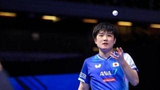 張本智和 兄妹同時Vならず。決勝は各ゲームあと1本が遠くドイツの古豪に惜敗【卓球 WTTロンドン】
