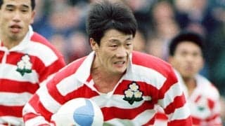 ラグビー日本代表・平尾誠二との「CTBコンビ」でスコットランドから金星　朽木英次は大一番にめっぽう強かった