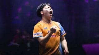 松島輝空、世界15位のサウスポーが見据える“高み”　難敵相手にストレート勝ちも「目指すは優勝しかない」【WTTチャンピオンズ・モンペリエ】