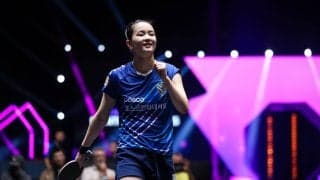 韓国キム・ナヨン 世界4位の蒯曼から大金星「中国トップ選手に勝ったのは初めて。今日はご褒美にストロベリーのアイスクリームを食べたい」【卓球 WTTモンペリエ】