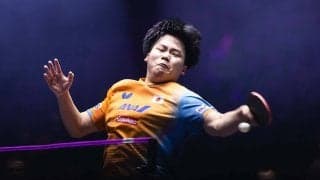 快進撃の18歳・松島輝空が地元フランス勢に快勝で4強入り　張本美和&橋本帆乃香はフルゲームの激闘も力尽きる【WTTチャンピオンズ・モンペリエ】