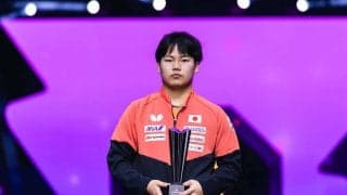 松島輝空、世界13位に浮上の18歳にWTTが熱視線「トップクラスへの地位を築く」　快進撃のサウスポーがトップ10入りも視野に