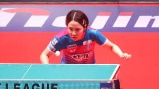 平野美宇、2戦連続VM勝利の主将がカットマン撃破を振り返る　史上2人目の快挙達成も「100勝を目指したい」【Tリーグ】