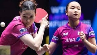 橋本帆乃香、初出場のカットマンが大藤沙月と“元チームメイト対決”　伊藤美誠は7年ぶりにサウスポー・長﨑美柚と激突【WTTファイナルズ香港】