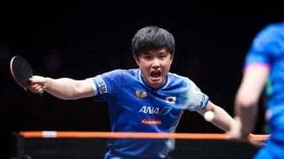 張本智和、世界2位・林詩棟との1時間超えの激闘を制し決勝進出　中国勢撃破で悲願の戴冠へ「4度目の正直で絶対に優勝する」【WTTファイナルズ香港】