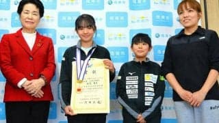 卓球姉妹、めざすは五輪　山口の西見さん、対照的なプレーで切磋琢磨