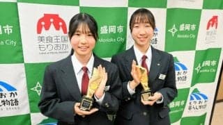 全国中学駅伝で準優勝、双子姉妹が区間賞　岩手県代表の黒石野中女子