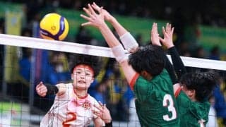 群馬県内屈指の進学校・高崎女、粘りのバレーで躍動もストレート負け　春高バレー