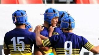 初優勝めざす京都成章、高い攻撃力見せて決勝へ　高校ラグビー準決勝